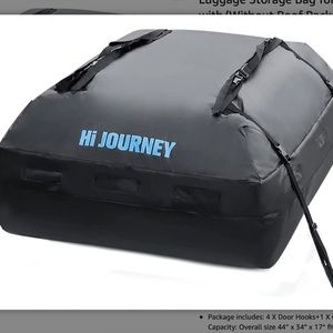 Waterproof Rooftop Cargo Carrier - 15 Cubic Feet